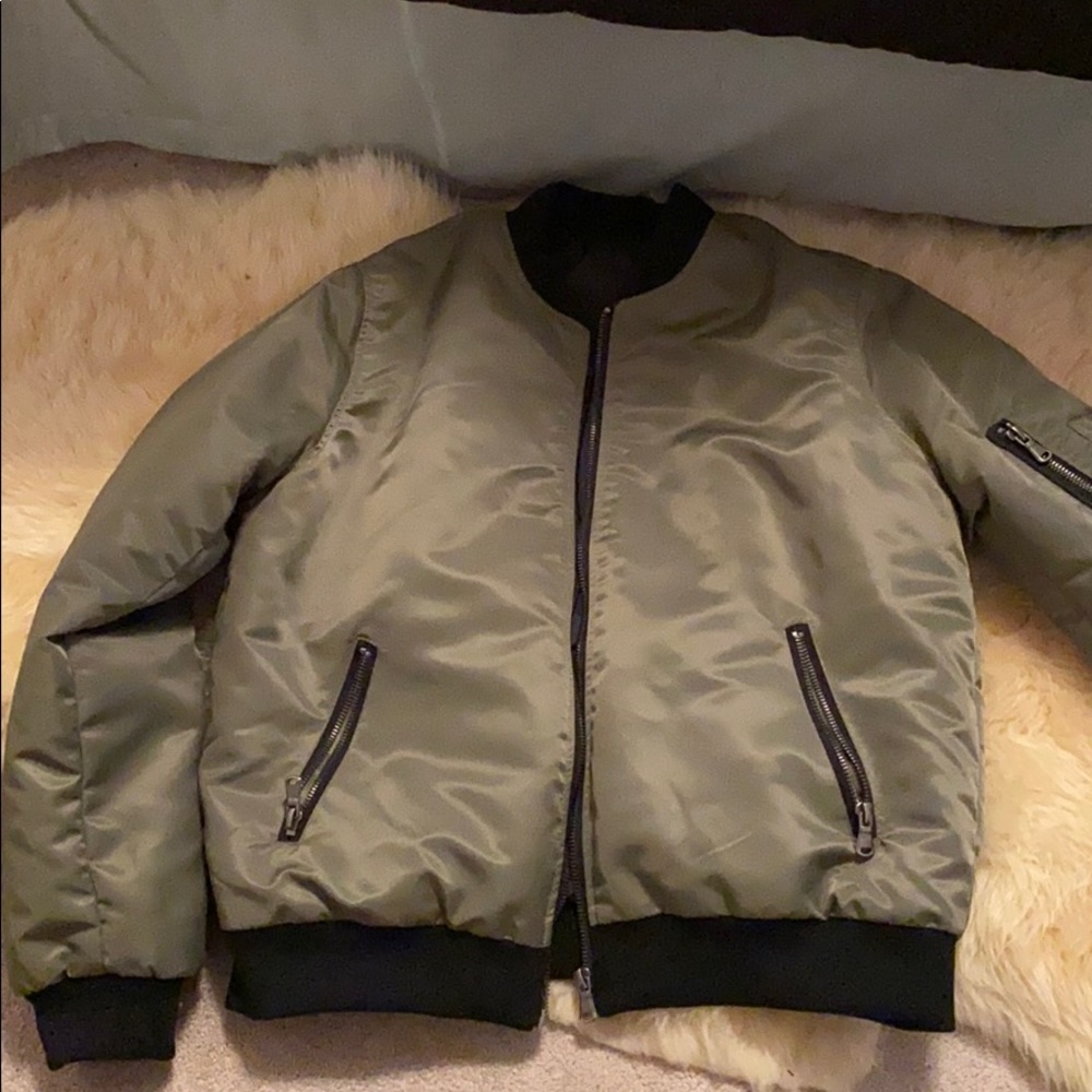 Oversized bomber jacket